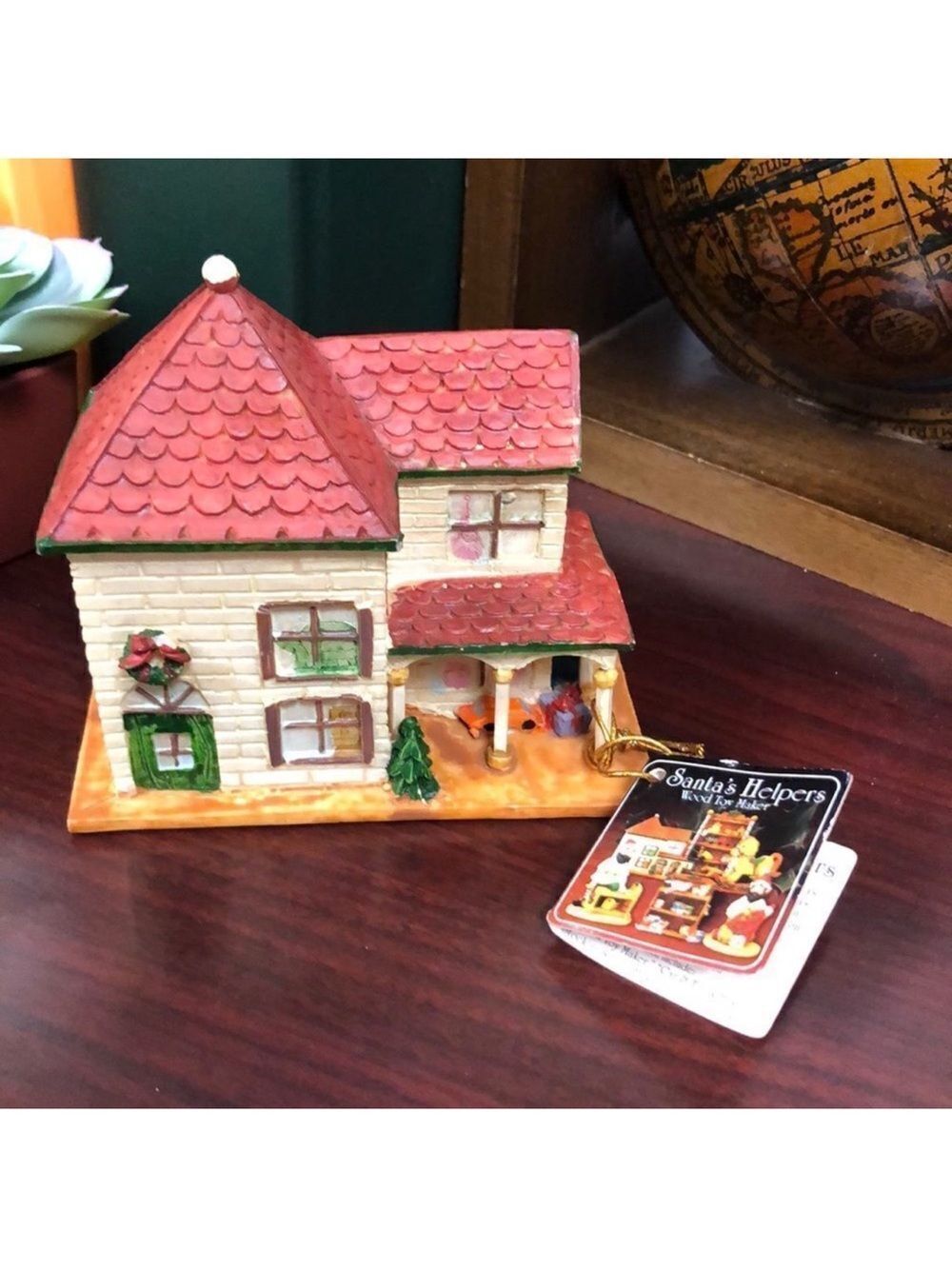 Santa’s Helpers Limited Edition Wood Toy Maker Christmas Ornament Decor